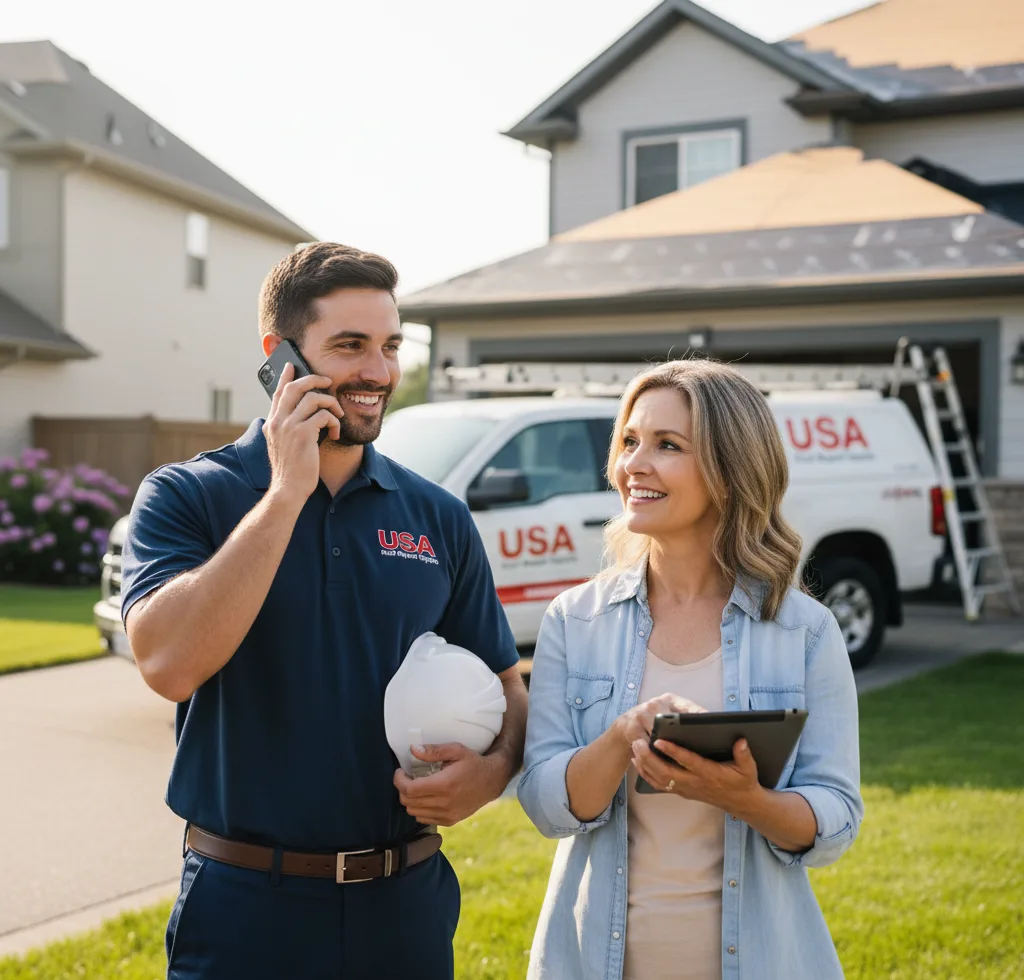 USA Roof Repair Experts customer support in Hernando